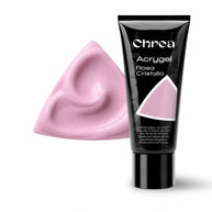 Acrygel Rosa Cristallo - Gel Ricostruzione Unghie Rosa Effetto Glass