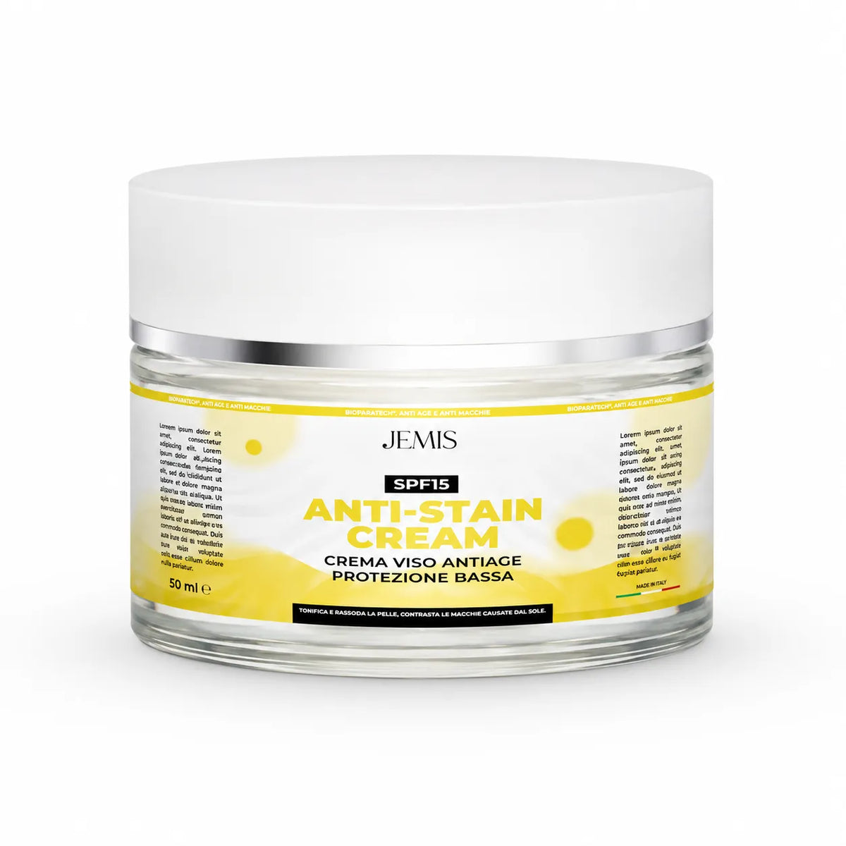 Anti-Stain Cream SPF15 - Crema Viso Anti-Age con Protezione Solare