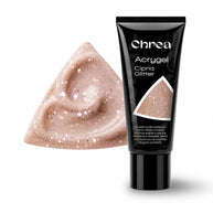 Acrygel Cipria Glitter - Gel Ricostruzione Unghie Cipria con Microglitter
