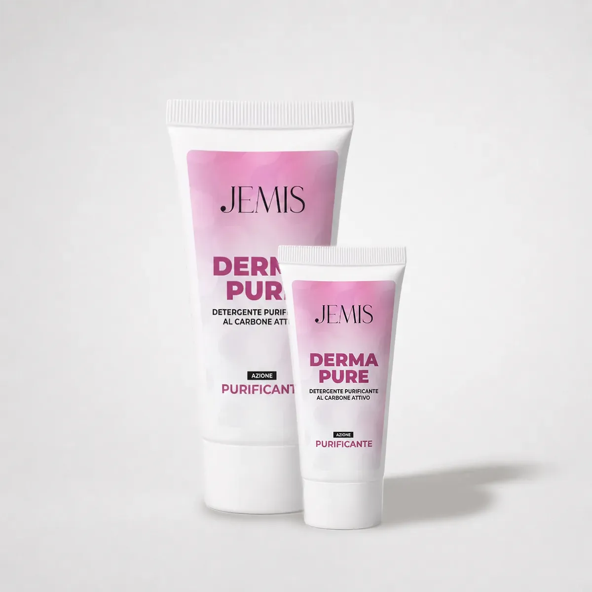 Derma Pure - Detergente Viso Purificante al Carbone Attivo