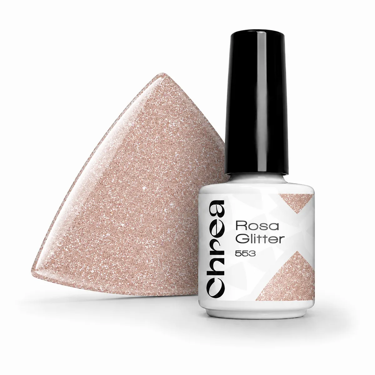 Rosa Glitter 553 - Gel Polish Semipermanente Easy