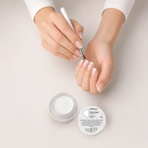 French Bianco Soft - Gel Costruttore French Manicure Bianco Lattiginoso HEMA Free