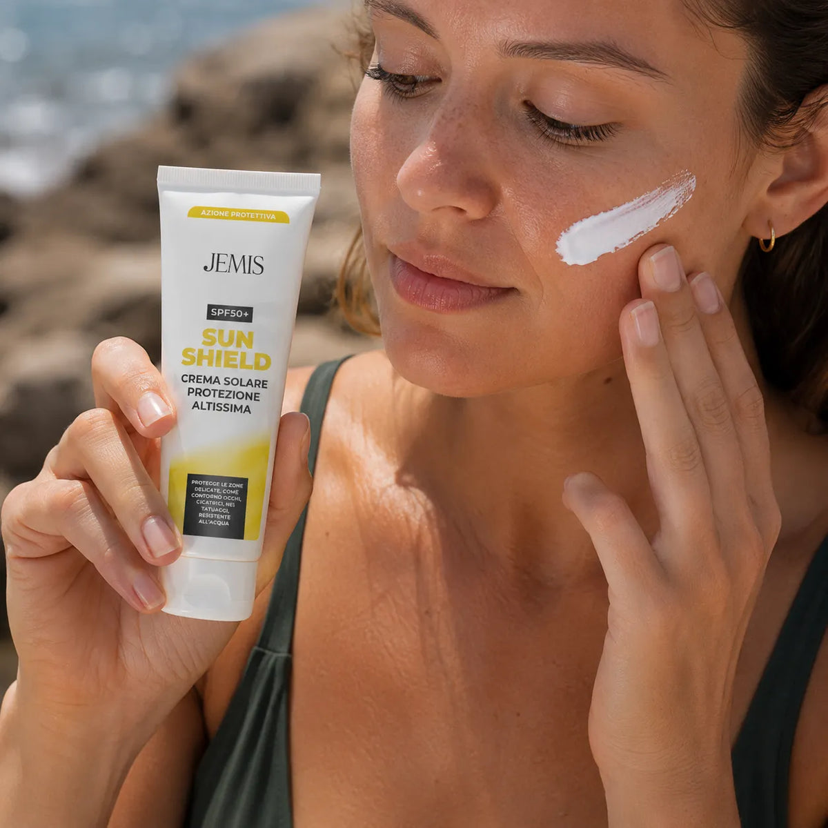 Sun Shield SPF50+ - Crema Solare Protezione Altissima Zone Sensibili
