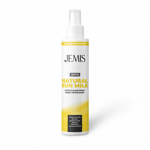 Natural Sun Milk SPF15 - Latte Solare Spray Media Protezione