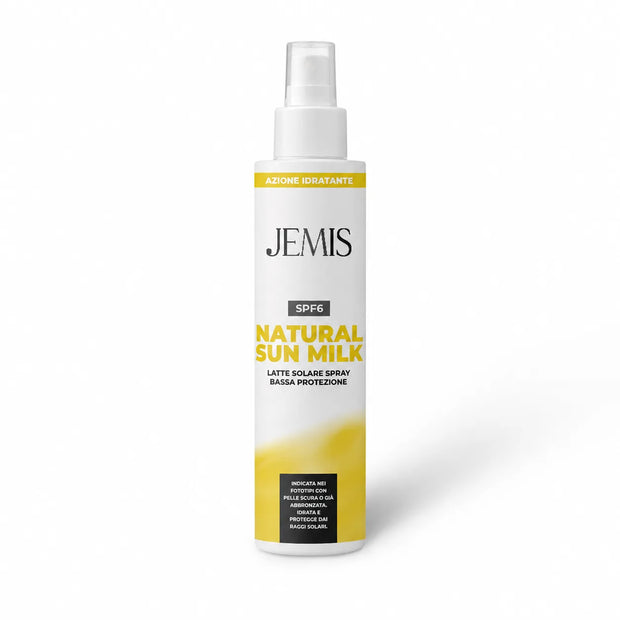 Natural Sun Milk SPF6 - Latte Solare Spray Bassa Protezione