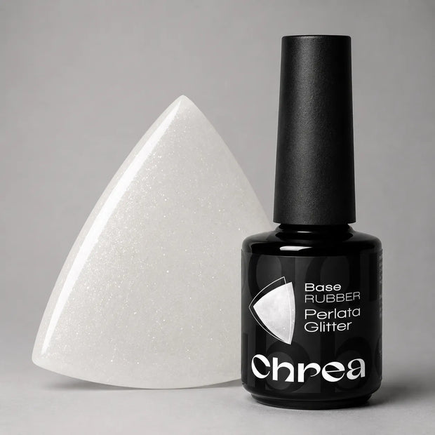 Base Rubber Perlata Glitter - Base Semipermanente Elastica con Microglitter