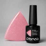 Base Rubber Rosa Glitter - Base Semipermanente Elastica Rosa con Microglitter