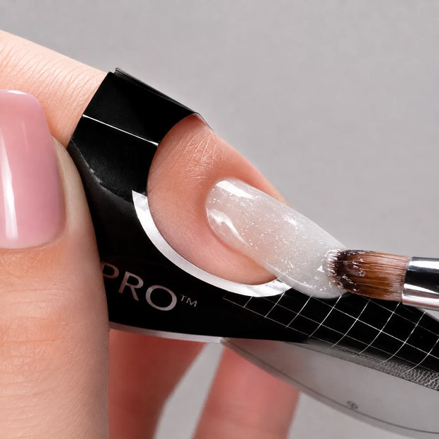 Builder Mantra Bifasico Latte Glitter - Gel Costruttore 2 in 1 Lattiginoso Microglitter HEMA Free