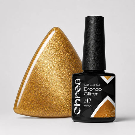Cat Eye Bronzo Glitter - Smalto Semipermanente Magnetico Cat Eye