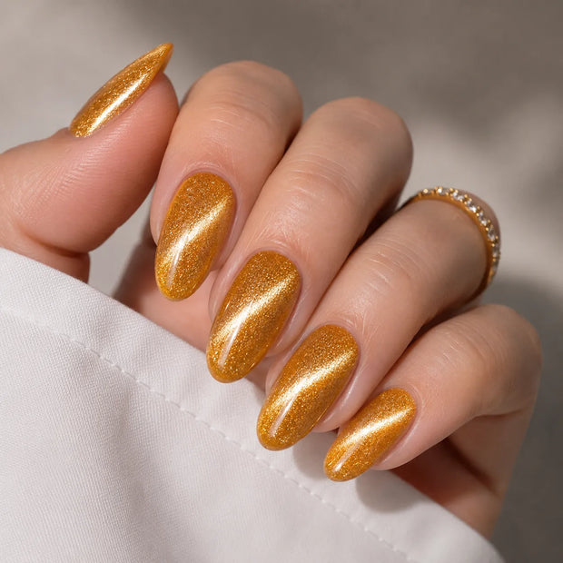 Cat Eye Bronzo Glitter - Smalto Semipermanente Magnetico Cat Eye