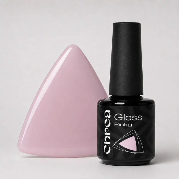 Gloss Pinky - Top Coat Semipermanente Finitura Lattiginosa Rosa Senza Dispersione