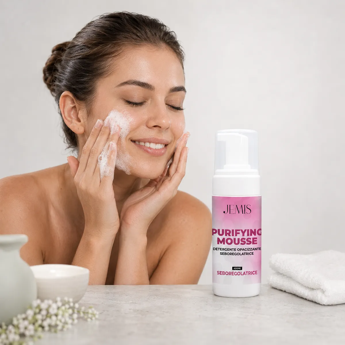 Purifying Mousse - Detergente Viso Opacizzante Seboregolatore