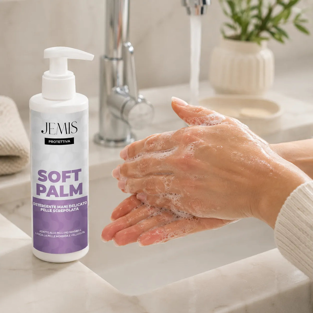 Soft Palm - Detergente Mani Delicato per Pelle Screpolata