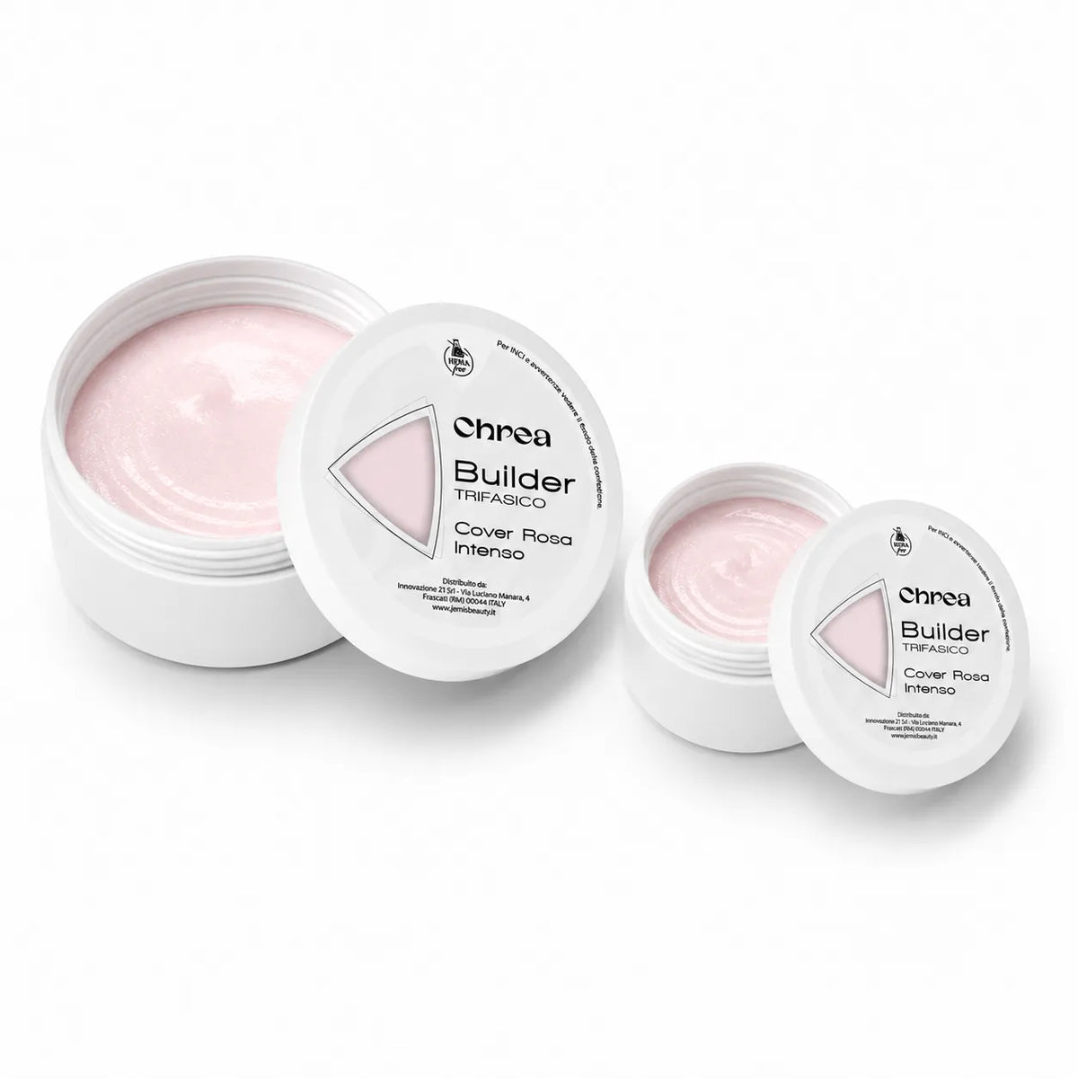 Builder Trifasico Rosa Intenso - Gel Costruttore Trifasico Cover Rosa Intenso HEMA Free