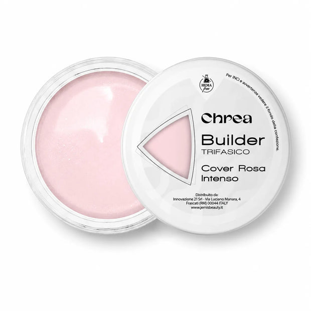 Builder Trifasico Rosa Intenso - Gel Costruttore Trifasico Cover Rosa Intenso HEMA Free